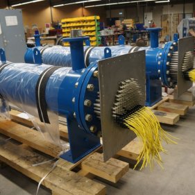 Финальный этап сборки партии проточных нагревателей