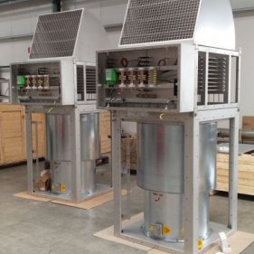 Тормозные резисторы с воздушным охлаждением 160-230 кВт / 3x810 В