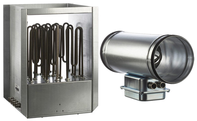 Канальные воздухонагреватели электрические