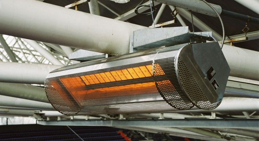 Промышленный инфракрасный обогреватель