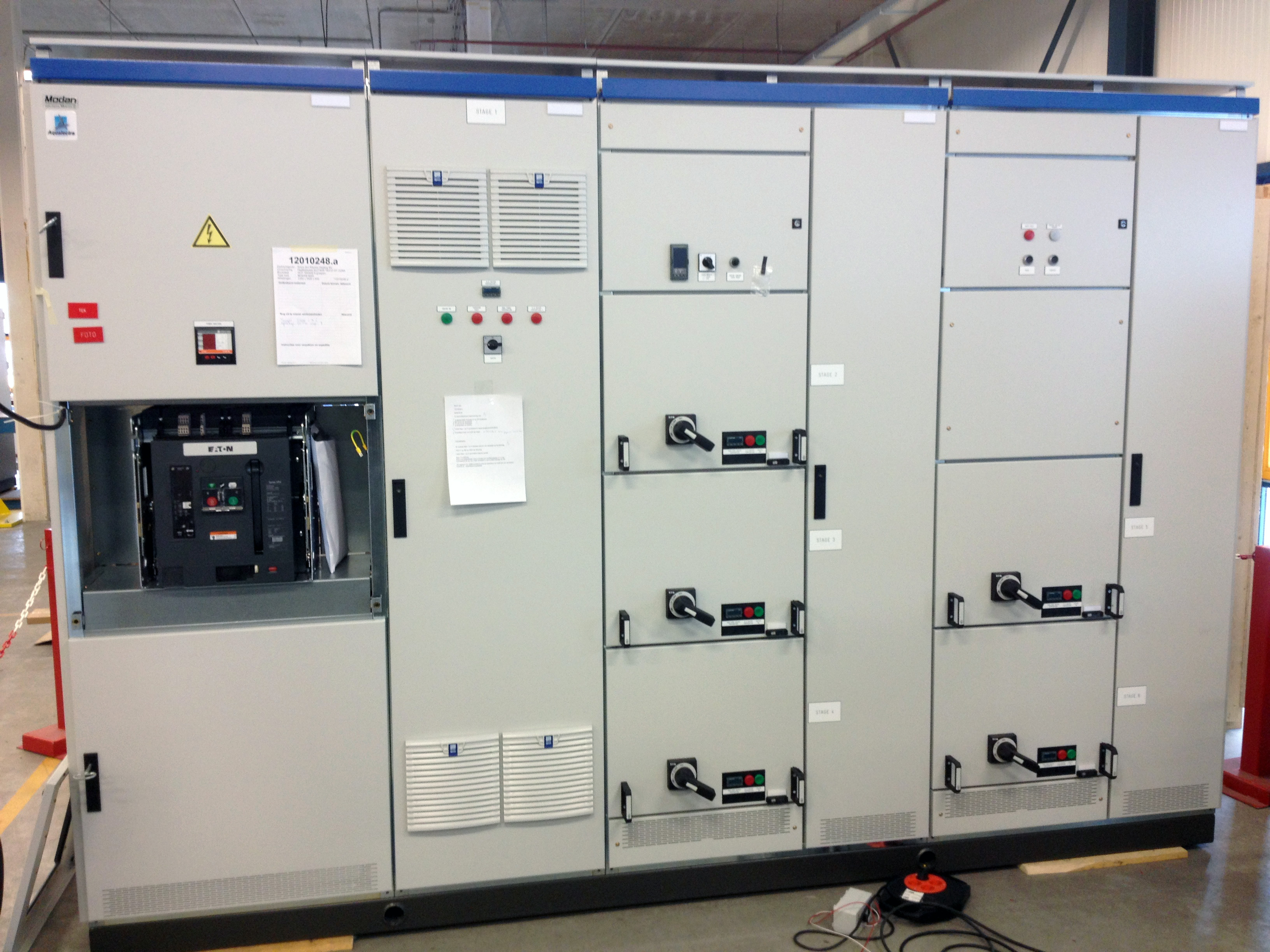 Тиристорная панель управления для нагревателя топливного газа 1645 кВт