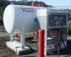 Цистерна с пропаном