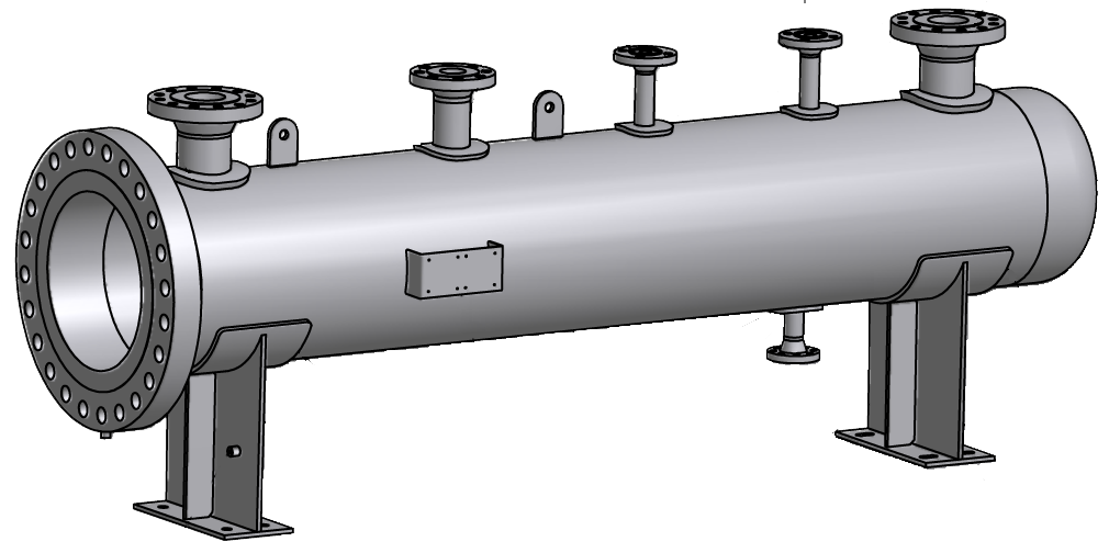 Сосуд высокого давления для нагревателя топливного газа 1645 кВт